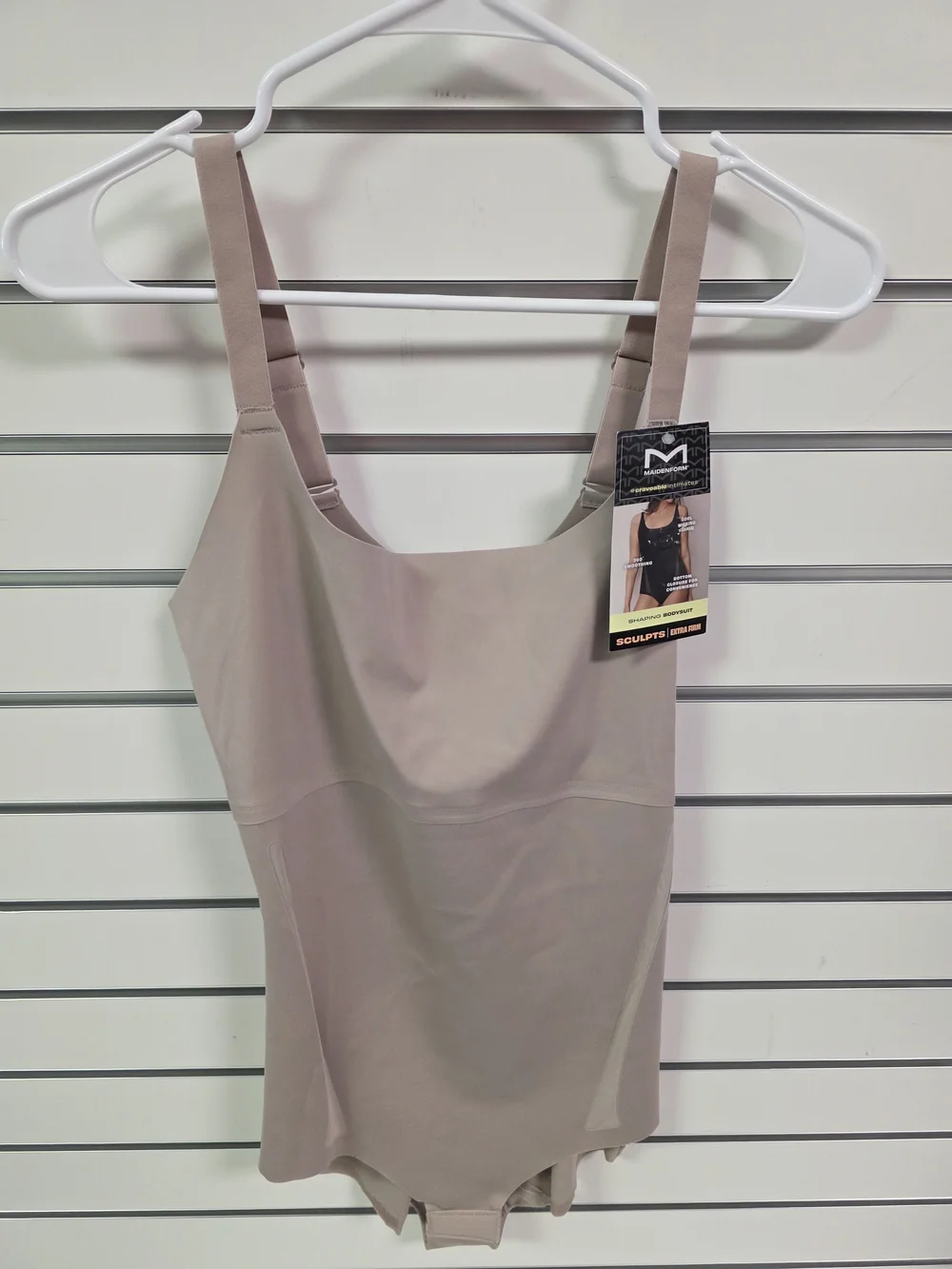 Maidenform Sculpted Shaping Bodysuit in Taupe